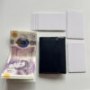 Intovention handmade snap button card holder in Navy Blue