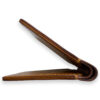 Intovention slim no coin pocket bifold wallet in Cognac Brown